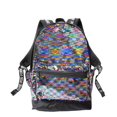 burberry sequin star leather blend backpack Burberry Star Sequin Canvas Backpack
