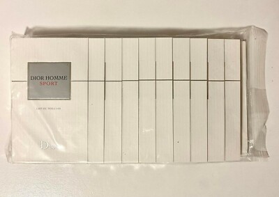 NEW, SEALED Dior Homme Sport EDT Sprays x10 1 ml each