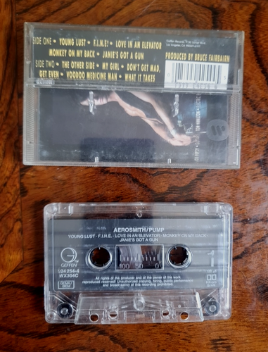 Aerosmith - Pump - Cassette - 1989 - Geffen - Picture 2 of 2