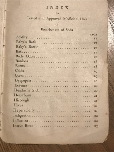 1922 Cow Brand Baking Soda Advertising Medicinal Uses For…. - Picture 6 of 8