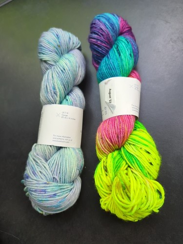 Set Of 2 Baah Shasta 💯 SW Merino 200yds Per 100g Worsted Aug '22 & PoolinAround - Picture 2 of 2