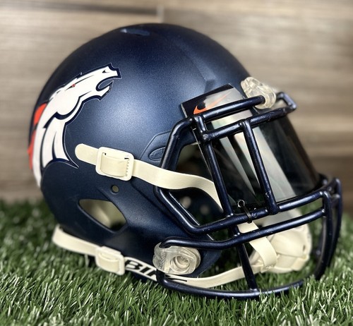 Denver Broncos Riddell Speed Adult Football Helmet NFL Made - Picture 2 of 9
