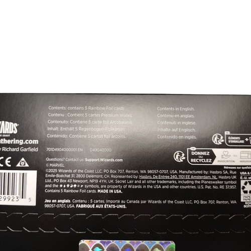 Juego de cartas coleccionables Secret Lair X Marvel Deadpool Rainbow Foil Magic: The Gathering - Imagen 4 de 10