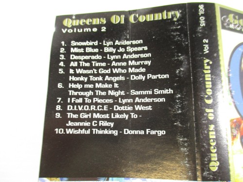 Queens of Country Volume 2 Gold Label Cassette Tape Payless Entertainment - Picture 5 of 5