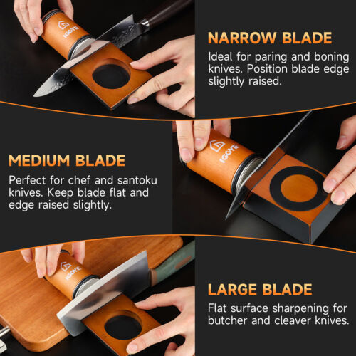 Diamond Rolling Sharpening Knife Sharpener Tool 4 Adjustable Angle Magnetic Base - Bild 10 von 15