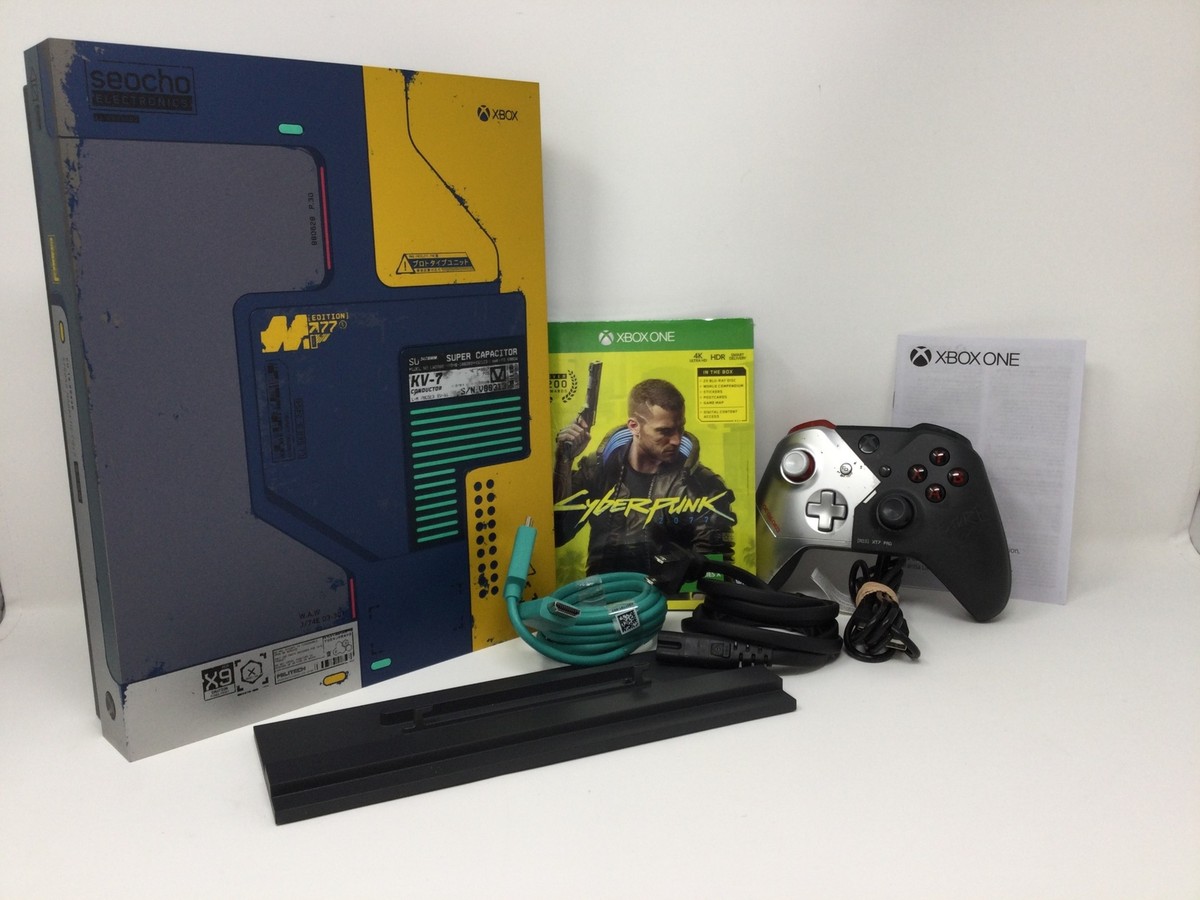 Microsoft Xbox One X Console Cyberpunk 2077 Limited Edition Microsoft Xbox One X Console Cyberpunk 2077 Limited Edition