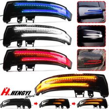 Sequential LED Side Mirror Turn Signal Light For Mercedes Benz C E S CLA CLS GLK