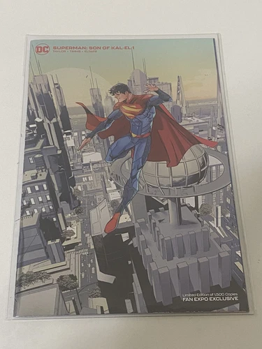 SUPERMAN SON OF KAL-EL #1 FOIL LMT TO 1500 FAN EXPO DC COMICS 2021