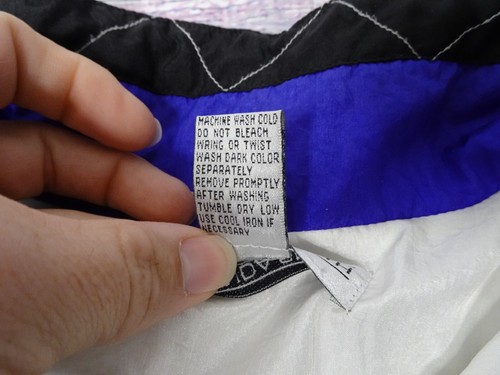 Vintage Amanda Smith Sport Windbreaker Jacket, Blue, Black, White -  Size Large - Picture 14 of 20