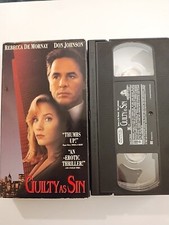 Guilty as Sin - Don Johnson (VHS, 1993)  **Buy 2 Get 1 Free**