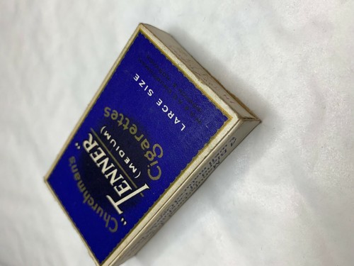 Vintage packet of "Churchman's Tenner Medium Cigarettes" empty tobaconalia - Picture 3 of 4