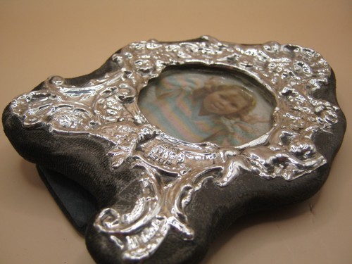 London 1983 Ornate Sterling Silver Photo Frame With Cherub Detailing - Picture 4 of 6
