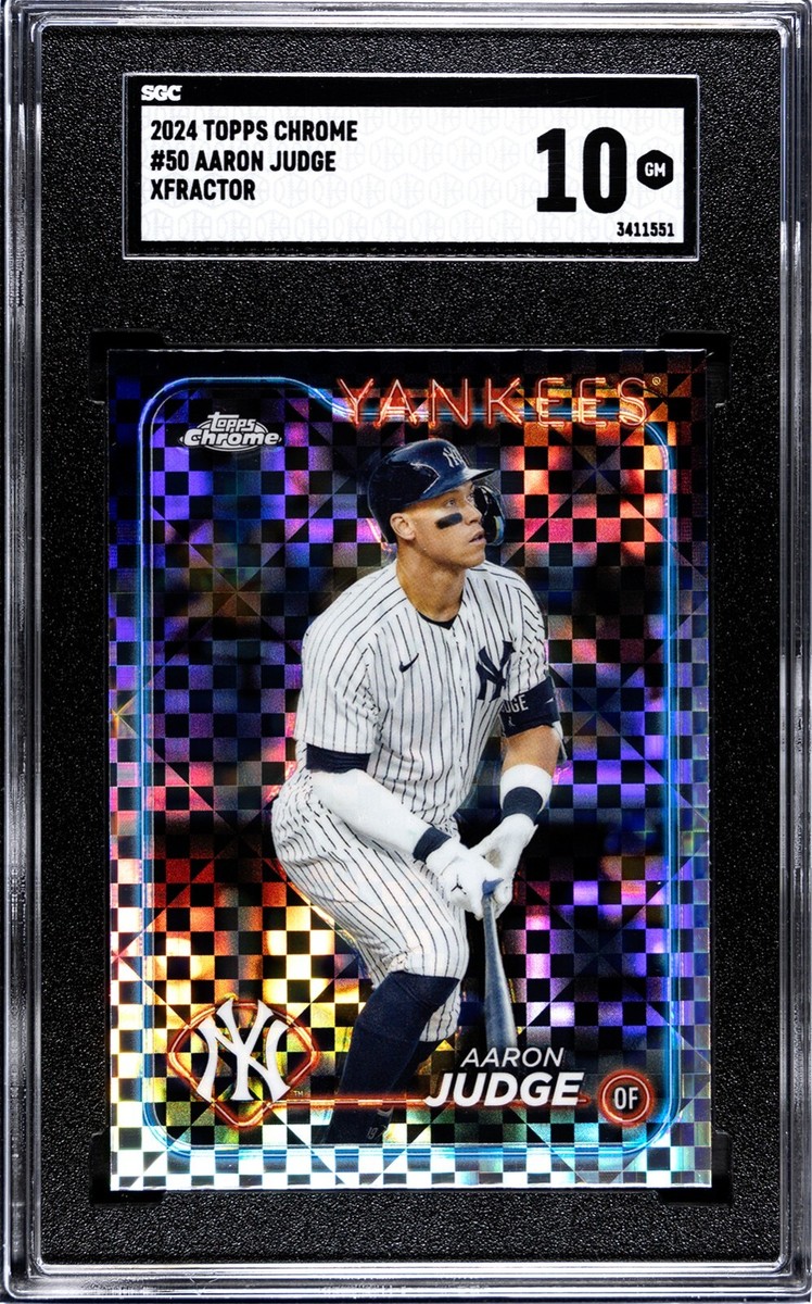 2024 Topps Chrome - X-Fractor #50 Aaron Judge | eBay