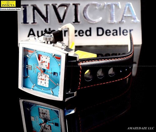 NEW Invicta Men's 45mm S1 Rally Chronograph TURQUOISE DIAL Stainless Steel Watch - Picture 3 of 9