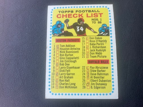 1964 TOPPS FOOTBALL CARDS PICK CARDS YOU WANT - Picture 204 of 401