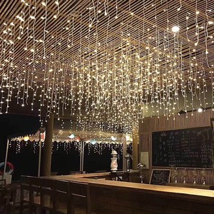 Led Curtain String Fairy Lights Wedding Party Xmas Window Wall Decor