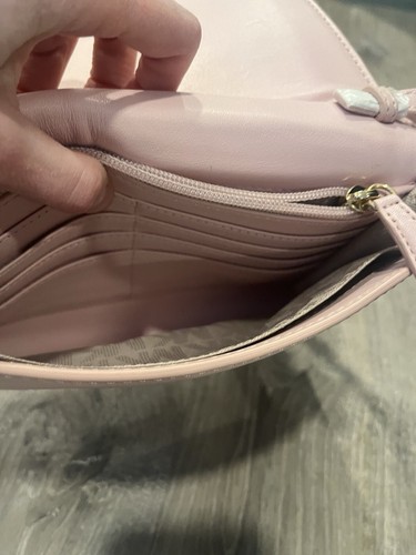 Michael Kors Light Pink And White Crossbody Shoulder Bag Purse EUC - Picture 9 of 9