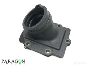 03-1-2003-Kawasaki-KX250-KX-250-Reeds-Motor-Intake-Manifold-Rubber-Boot-Flange