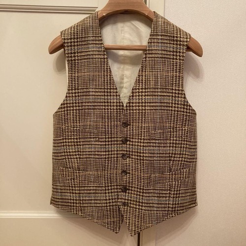 Polo Ralph Lauren Jacket & Vest Set Beige Linen Cotton Men Made in Italy - Picture 8 of 13