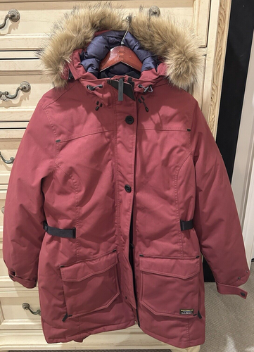 LL Bean Maine Mountain Parka Women's XL R Light Hickory Downtek NWT - Picture 1 of 15