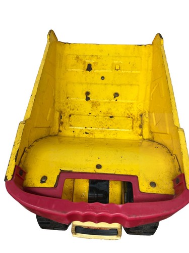 TONKA LARGE 19" METAL TOY DUMP TRUCK RED HANDLE 2004 HASBRO - Picture 4 of 11