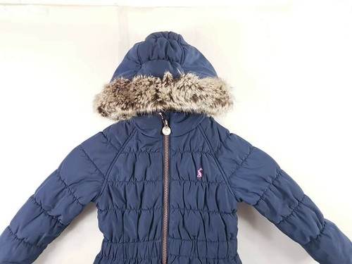 Joules Navy boys light hooded jacket 4 year old Blue Colour - Picture 11 of 12
