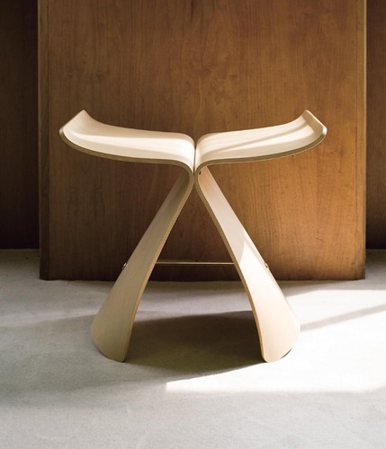 Sori Yanagi Butterfly Stool Rosewood S-0521RW-ST Tendo Mokko Made in Japan New - Picture 17 of 23