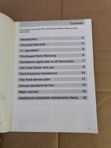 FORD FOCUS MK1 98-05 BESITZERHANDBUCH HANDBUCH & ORDNER GELDBÖRSE BUCH PACK SET - Bild 14 von 24