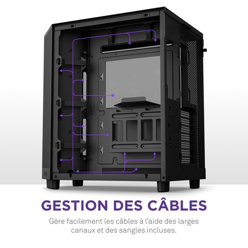 H6 Flow | CC-H61FB-01 | Boîtier Moyen-Tour Compact Double Chambre Airflow | P... - Photo 6/8