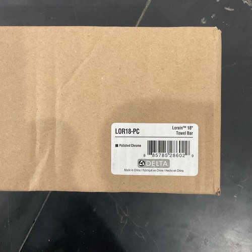 Delta 18" Handtuchhalter poliertes Chrom Lorain LOR18-TEILIG U1 - Bild 2 von 8