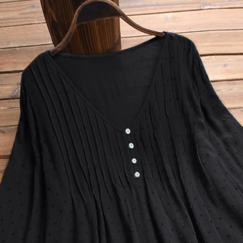 Plus Size 20-28 Womens Lace V Neck Tunic Tops Ladies Baggy Casual T Shirt Blouse - Picture 10 of 28