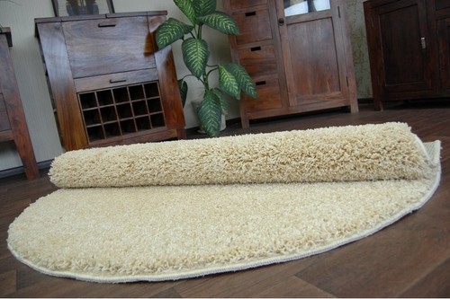 CHEAP RUGS ROUND SHAGGY 5cm GARLIC HIGH QUALITY nice in touch MANY SIZE - Picture 8 of 9