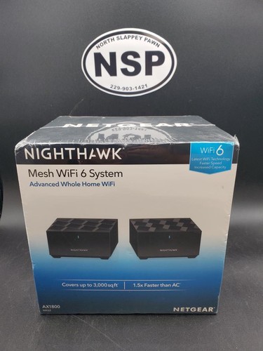 Nighthawk Mesh WiFi 6 System Dualband AX1800 TWOPACK MK62 CB0823ES (NSP005806) - Bild 1 von 7