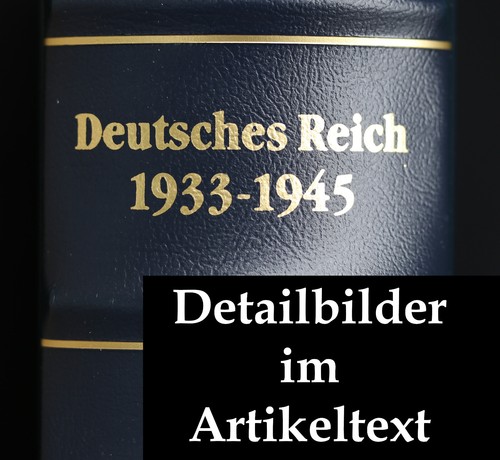 3. DR 1933 - 1945 Briefmarken Sammlung, KOMPLETT exkl. Bl.2, postfrisch ** / * - Photo 1 sur 12