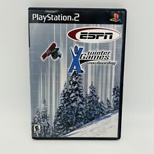 ESPN Winter X Games Snowboarding (Sony PlayStation 2 2000) *CASE & MANUAL ONLY*