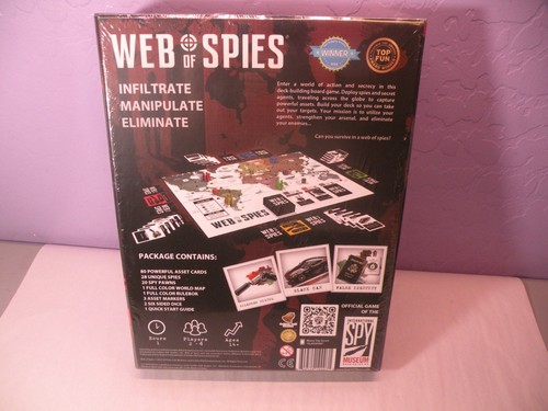 Cole Medeiros Games Board Game Web of Spies NEW SEALED - Picture 2 of 2