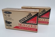 Maxell MAX203010 High Grade VHS-C Videotape Cassette - 2 count