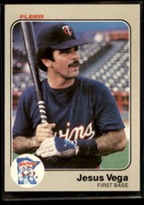 1983 Fleer Jesus Vega RC #624 Minnesota Twins