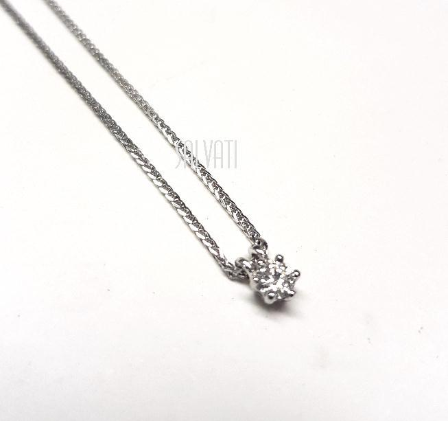 Girocollo oro solitario punto luce luce luce diamante ct 0.15 D Colore CERTIFICATO I.G.I. ba65fb Girocollo oro solitario punto luce luce luce diamante ct 0.15 D Colore CERTIFICATO I.G.I. ba65fb