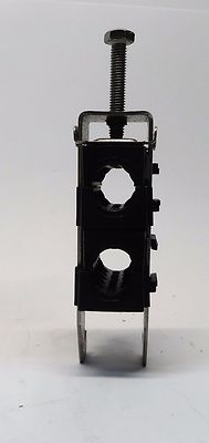 10 x Fimo Kabelschelle S RF C 2x1/2'' 14mm Koaxialkabel Cable Clamp coaxialcable
