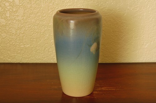 Stunning Antique Rookwood Arts Crafts Vase "XIV" 1914 #1369F Artist Rothenbusch - Picture 13 of 14