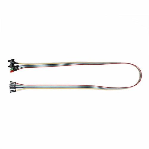 Motherboard Power Cable PC Power Reset Switch Push Button Switch with LED Light - Picture 3 of 14