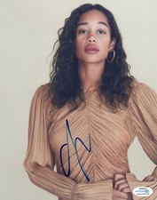 Laura Harrier Signed Autographed 8x10 Photo BlacKkKlansman Actress ACOA COA