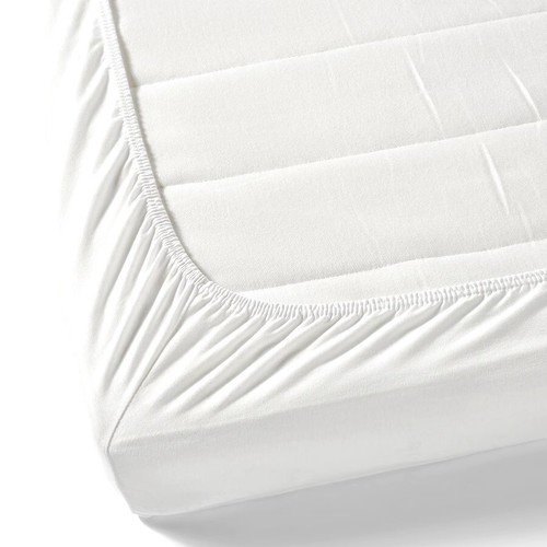 IKEA LEN Spannbettlaken, weiß, 70x160 cm - Bild 2 von 4