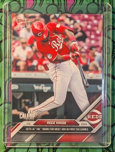 RECE HINDS 💎 2024 MLB Topps NOW 415 Call Up 🔥 Most XBH In First Six Games!! 🔥 - Bild 1 von 2