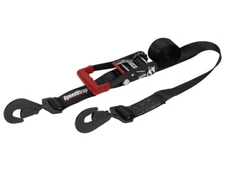 SPEEDSTRAP HD 2" x 10' Ratchet Strap Tie Down with Twisted Snap Hooks, BLACK