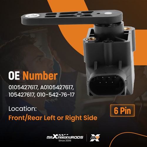 Front/Rear Height Level Sensor For Mercedes-Benz S65 E430 E500 S500 0105427617 - Picture 7 of 12