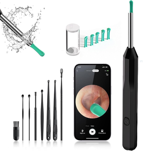 Ear Wax Removal,Ear Cleaner with 1080P Camera,Smart Visual Earwax Cleaning Tool