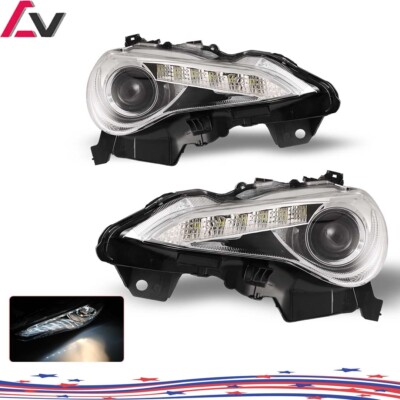 Headlights For 2013-2020 Subaru BRZ 2013-16 Scion FR-S /12-20 Toyota Front Lamps