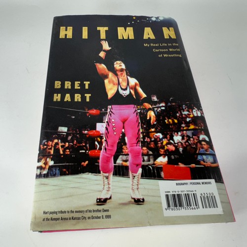 Hitman: My Real Life in the Cartoon World of Wrestling Hardcover First Edition - Picture 3 of 24